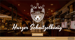 Desktop Screenshot of harzer-schnitzelkoenig.de